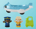 Fisher-Price Little People Lotnisko pełne przygód 