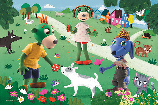 Puzzle 60 elementów Trefliki Radosny dzień