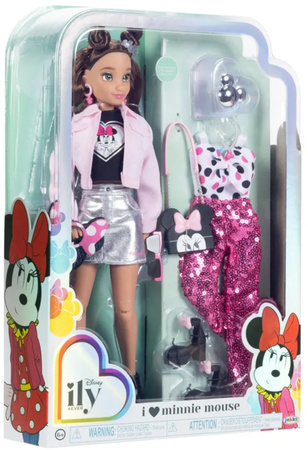 Disney ILY 4ever modna lalka z motywem Myszki Minnie i zestawem akcesoriów 30 cm