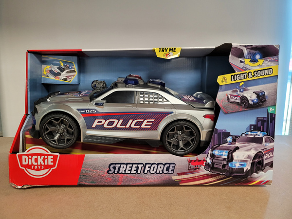 OUTLET Pojazd policyjny Policja Street Force radiowóz światło/dźwięk USZKODZONE OPAKOWANIE