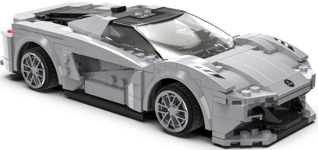 Klocki CaDA Pojazd zdalnie sterowany wytrzymały Auto Lotus Evija RC Dual Mode + miejski RUF CTR 2017 530 elementów