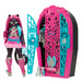 Monster High Zestaw Lalka Catty Noir 28 cm + akcesoria niespodzianki Straszyceum
