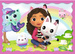 Puzzle Koci Domek Gabi Trefl 4 układanki