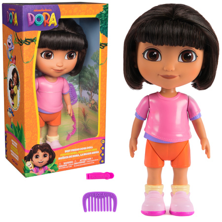 Dora Poznaje świat Lalka Przyjaciółka Dora 29 cm + akcesoria