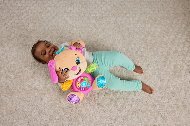 Fisher Price Interaktywny Szczeniaczek Uczniaczek Dla najmłodszych Różowy Ucz się i śmiej!