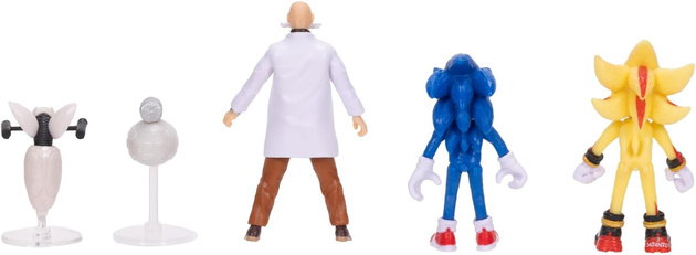 Zestaw figurek Sonic 3 The Hedgehog 5 elementów Movie Collection 3+