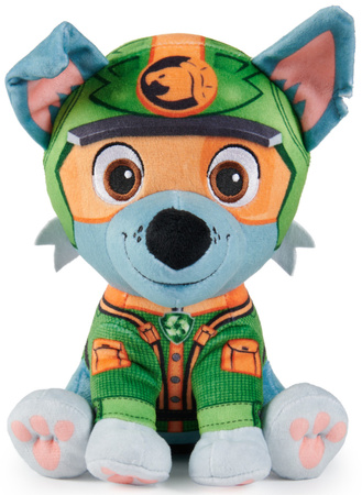 Psi Patrol Jungle Pups Maskotka Rocky pluszak miękka przytulanka Piesek 18 cm