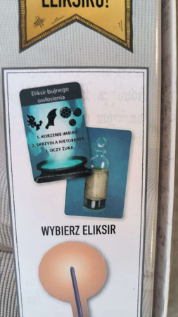 OUTLET Harry Potter Magiczne mikstury Towarzyska Rodzinna Gra Planszowa eliksiry Polski NIEKOMPLETNA