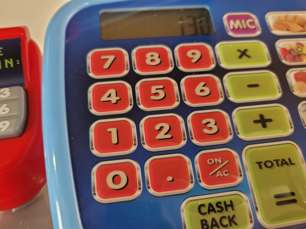 OUTLET Kasa fiskalna sklepowa dla dzieci z akcesoriami Casdon PO ZWROCIE