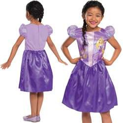 Strój karnawałowy Disney dla dziewczynki Roszpunka kostium przebranie 110-122 cm (4-6 lat)