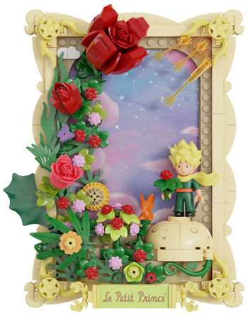 Klocki konstrukcyjne Pantasy Mały Książę Róża Małego Księcia 402 elementy