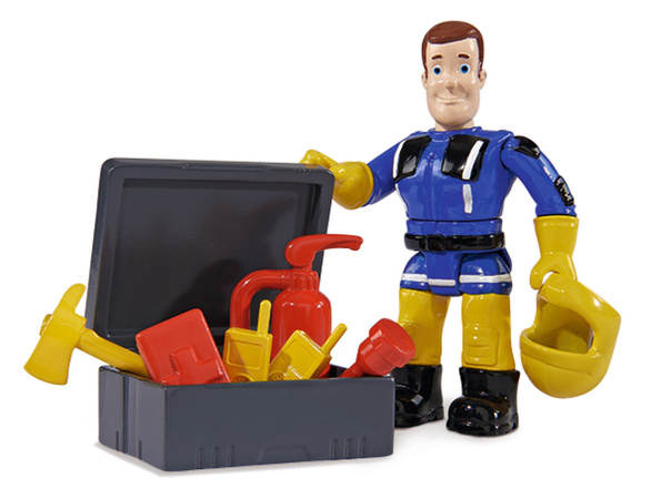 Strażak Sam Zestaw składający się wozu strażackiego Venus i quada Mercury