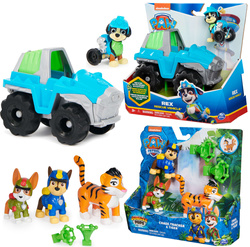 Psi Patrol Pojazd Rex Zestaw Auto Rescue 2w1 + Figurka Eco 3+