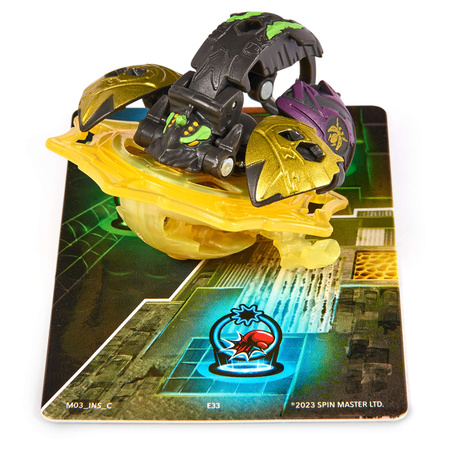 Bakugan zestaw Special Attack Spidra Wirująca kolorowa figurka akcji + karty
