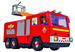 Strażak Sam Wóz strażacki Jupiter z drabiną + 2 figurki św/dź