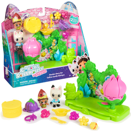 Koci domek Gabi Film Zestaw Ogrodowa Historia Garden Story Set Gabby's Dollhouse + figurki i akcesoria