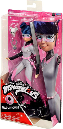Miraculous Biedronka i czarny kot - mały zestaw lalka Multimouse Myszka Mullo + akcesoria 4+