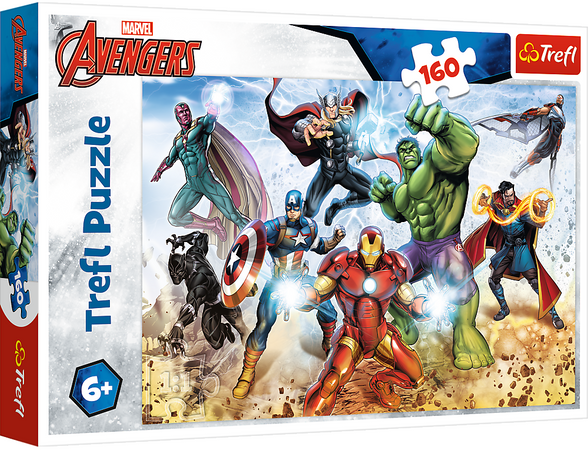 Puzzle Avengers Gotowi by ratować świat 160 elementów Trefl 15368