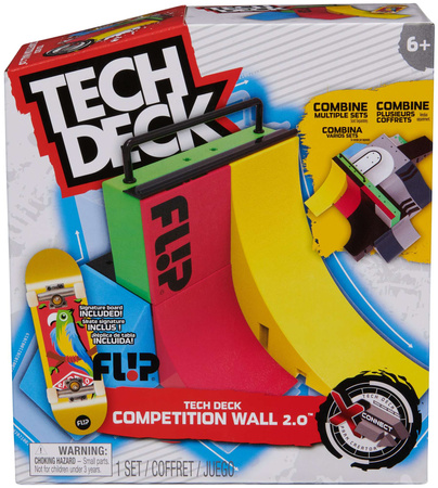Fingerboard Rampa Competition Flip Wall 2.0 Deskorolka Papuga Tech Deck + Naklejki