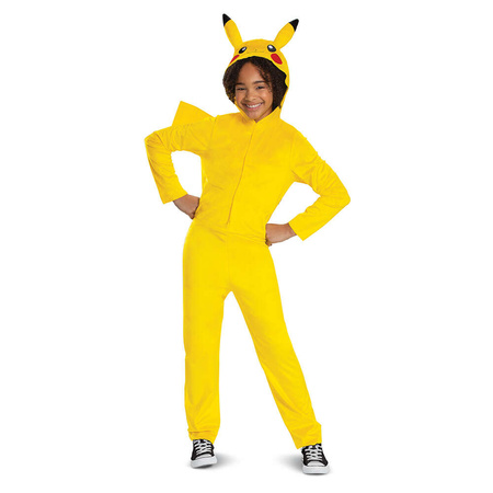 Strój karnawałowy Pokemon Pikachu kostium żółte przebranie 137-149 cm (10-12 lat) Kigurumi