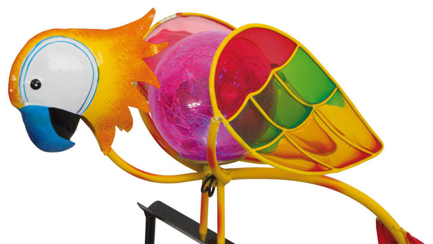 Ruchoma ozdoba do pokoju metalowa Papuga Rod Parrot