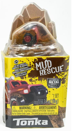 Tonka Mud Rescue Red Jeep autko + piasek