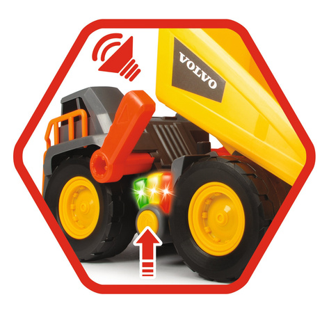 Wywrotka Volvo Construction światło i dźwięk