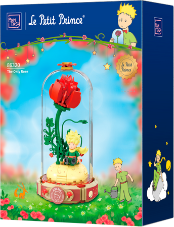 Klocki konstrukcyjne Pantasy Mały Książę Jedyna Róża 211 elementów