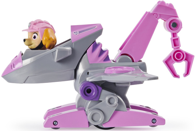 Zestaw Psi Patrol Pojazdy Dino Rescue Skye I Rocky Z Figurkami + 2 Figurki Dinozaurów W Jajku