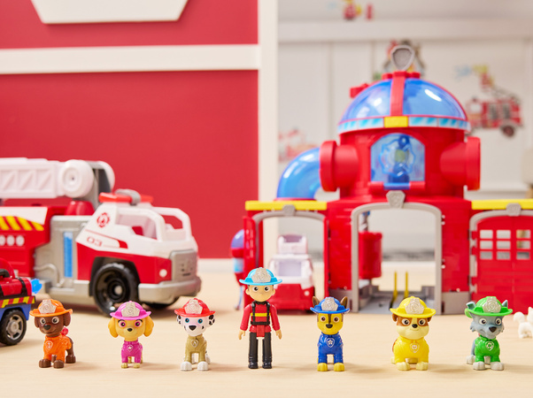 Psi Patrol Fire Rescue zestaw 7 figurek pieski i Ryder