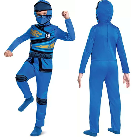 OUTLET Lego Ninjago strój JAY 4-6 lat S WADLIWY