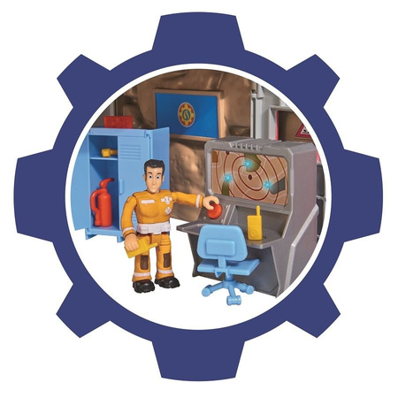 OUTLET Strażak Sam Stacja ratownictwa górskiego Remiza ze światłem i dźwiękiem USZKODZONE OPAKOWANIE