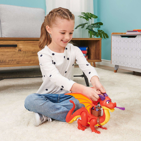 Psi Patrol Rescue Knights Rycerze Smok Sparks i figurka Claw