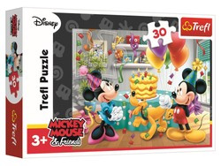 Trefl Puzzle Disney tort urodzinowy 30 elementów 