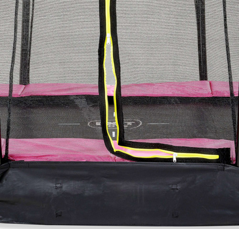 Trampolina ogrodowa z siatką zabezpieczającą Sillhouette 183 cm różowy