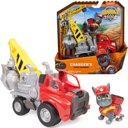 Psi Patrol Charger Dźwig Z Chwytakiem Pojazd Budowlany Rubble&Crew + Figurka