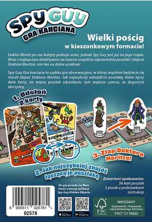 Gra Karciana Spy Guy Rodzina Treflików Rodzinna Gra Towarzyska