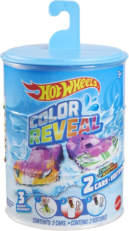 Hot Wheels Color Reveal Zestaw 2 samochody niespodzianki