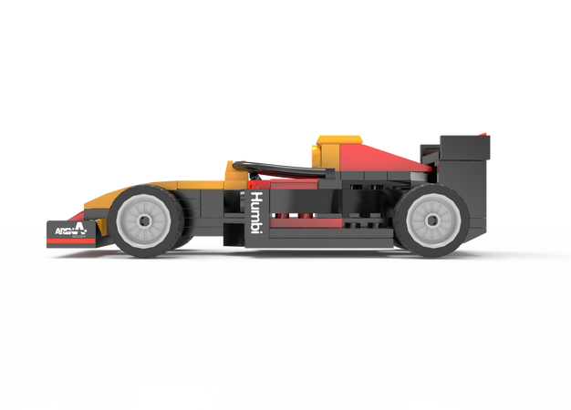 Klocki konstrukcyjne CaDA wyścigówka Samochód wyścigowy Formuła Klockon 123 elementy