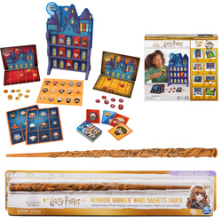 Harry Potter 8 Gier Planszowych + Magiczna Różdżka Hermiony Granger