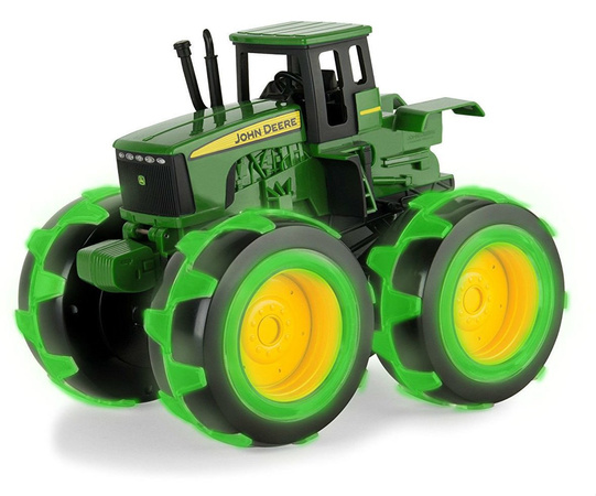 Tomy John Deere Traktor Monster święcące opony