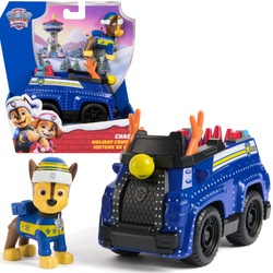 Psi Patrol świąteczny Pojazd z figurką Radiowóz policyjny Chase Holiday Cruiser