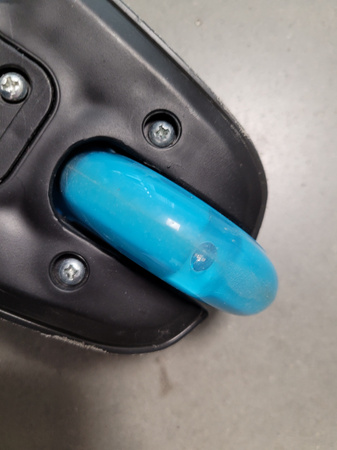 OUTLET EVO Regulowana Trójkołowa Hulajnoga dla Dzieci Eclipse Niebieski Świecące kółka i Podest PO ZWROCIE