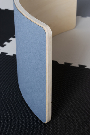 Humbi Duża Mata edukacyjna Grube Puzzle piankowe kremowe i beżowe XXL z pianki EVA + KREA Balance Board Deska do balansowania