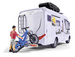 Duży zestaw Kamper wakacyjny pojazd z figurką i akcesoriami Hymer 30 cm