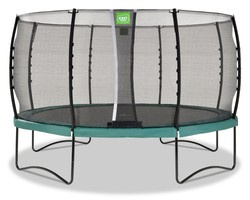 Trampolina ogrodowa z siatką zabezpieczającą Allure Classic 427 cm zielona