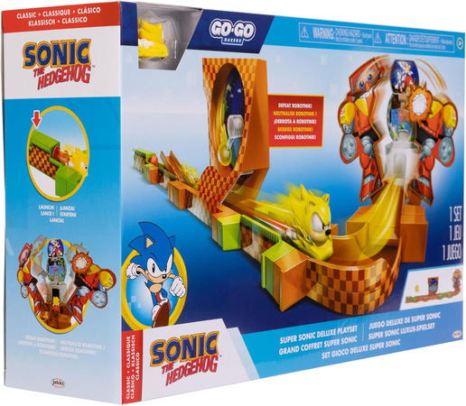 Zestaw Tor Go Go Racers Deluxe Sonic 3 The Hedgehog z mini pojazdem