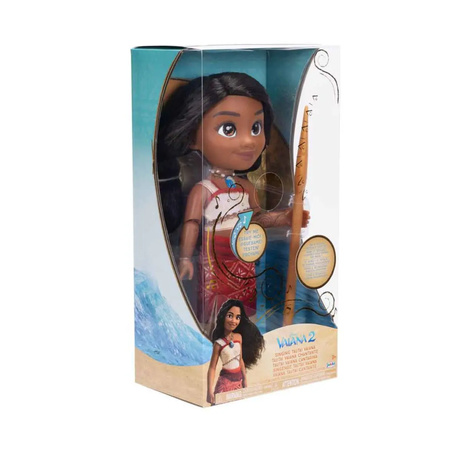 Lalka Disney Princess Śpiewająca Księżniczka Vaiana Moana z tatuażem i Oarem 35 cm