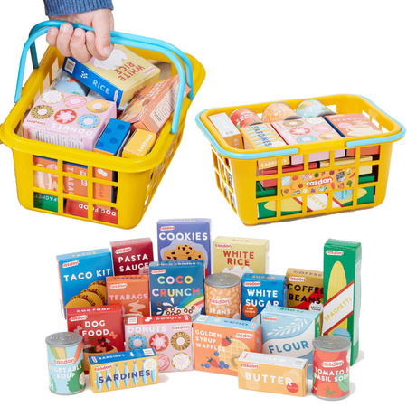 Koszyk sklepowy na zakupy z akcesoriami dla dzieci Casdon