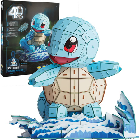Puzzle 4D Build Pokemon Squirtle model 3D do złożenia